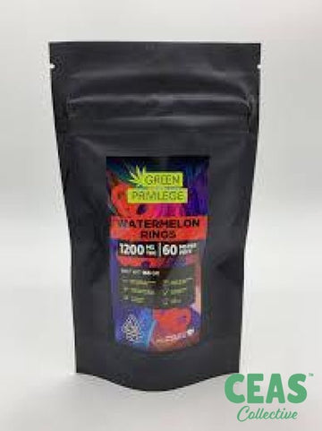 Watermelon Rings - 1200 Mg!