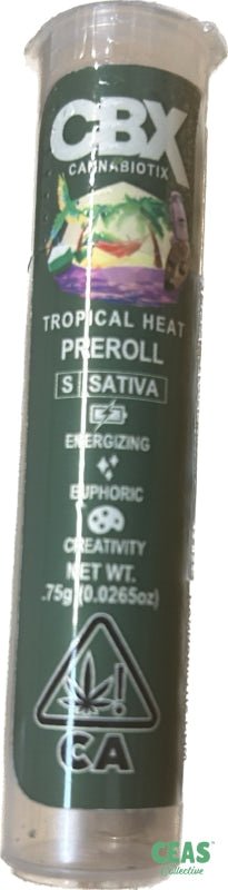 Tropical Heat Pre roll 0.75G - CANNABIOTIX