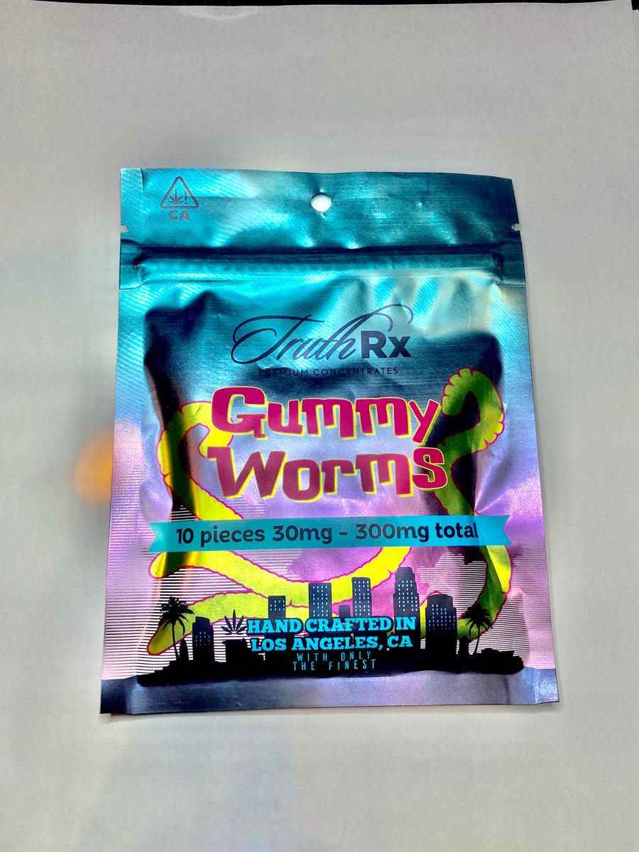Sour Gummy Worms 300mg - Truth Rx