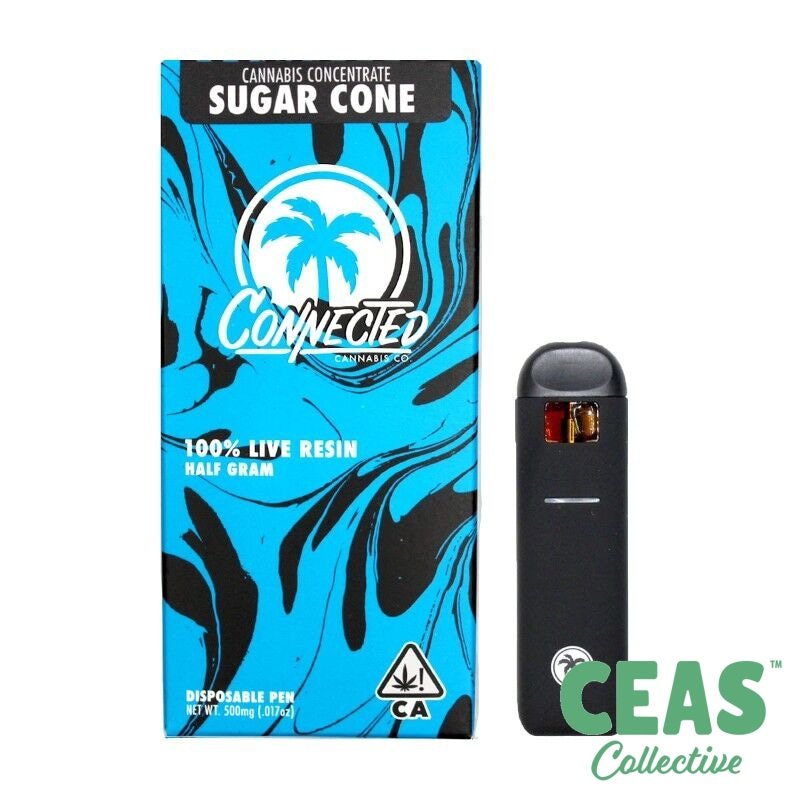 Sugar Cone - Live Resin Disposable Cartridge - Connected