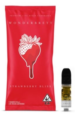 Strawberry Bliss Vape Cart 1g - Wonderbrett