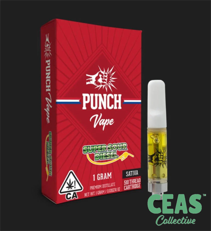 Super Sour Diesel - Distillate Vape Cart - Punch